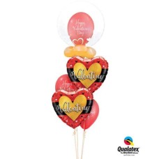Bukiet 683 Heart of Gold Valentine #29505 46063-3 46076-2